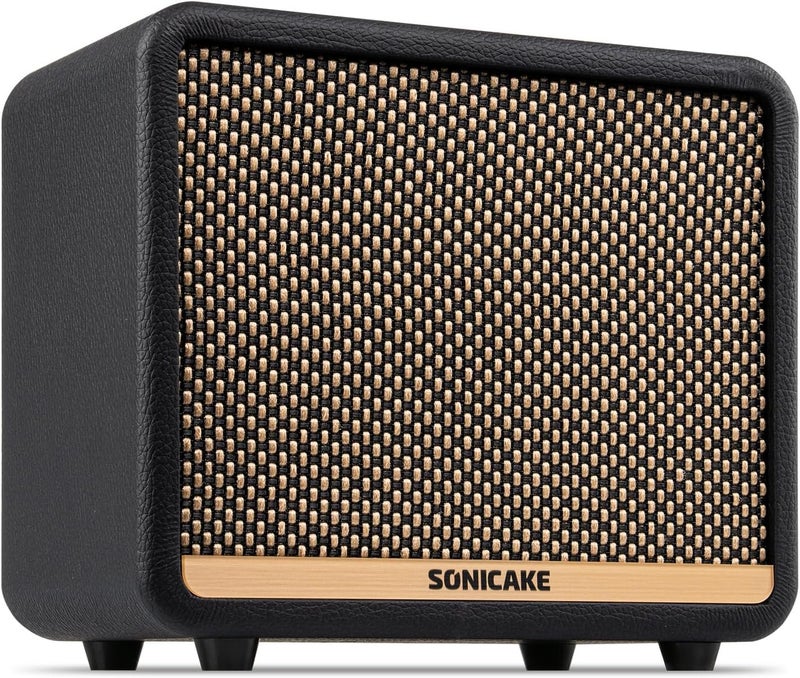 SONICAKE 10W BT Guitar Amplifier, Multi-effect Digital Modeling Speakers with APP, Portable Desktop All-in-one Guitar Amp with 80 Effects 100 Preset for Bedroom Practice, OTG AMPCUBE QAM-20 - Image 1